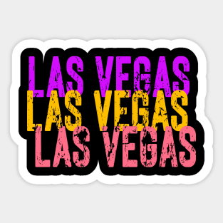 Las Vegas Las Vegas Las Vegas Sticker